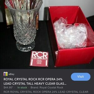 Royal Crystal vase